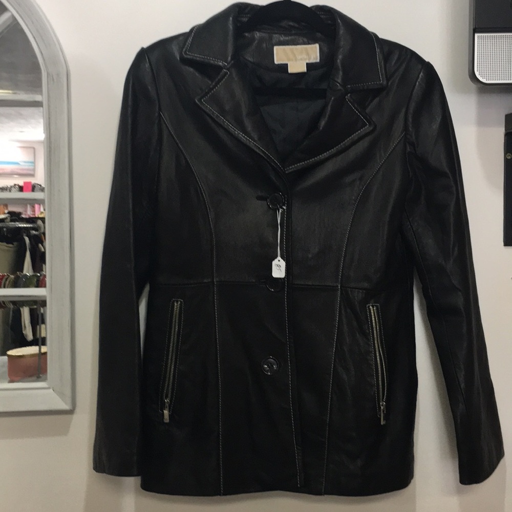Michael Kors leather jacket